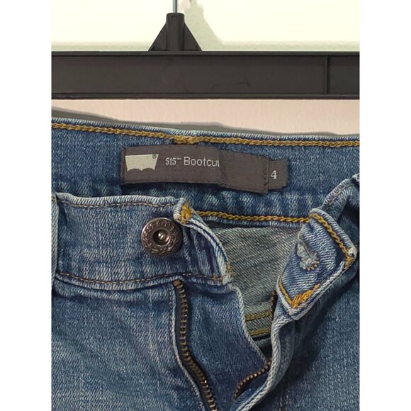 Levis 515 Womens Bootcut Jeans Size 4 Medium Wash Denim - Picture 3 of 11